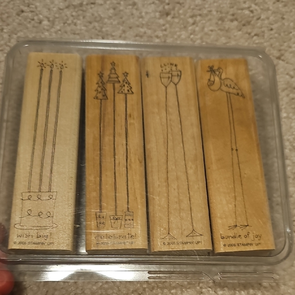 Stampin' Up! Festive Wooden Stamp Collection